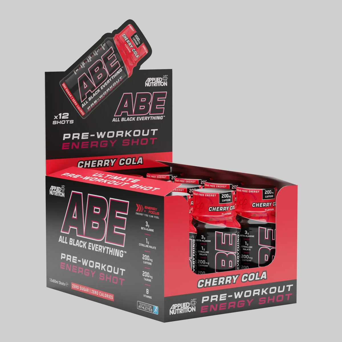 ABE Pre-Workout Shot Box 12x60ml Cherry Cola