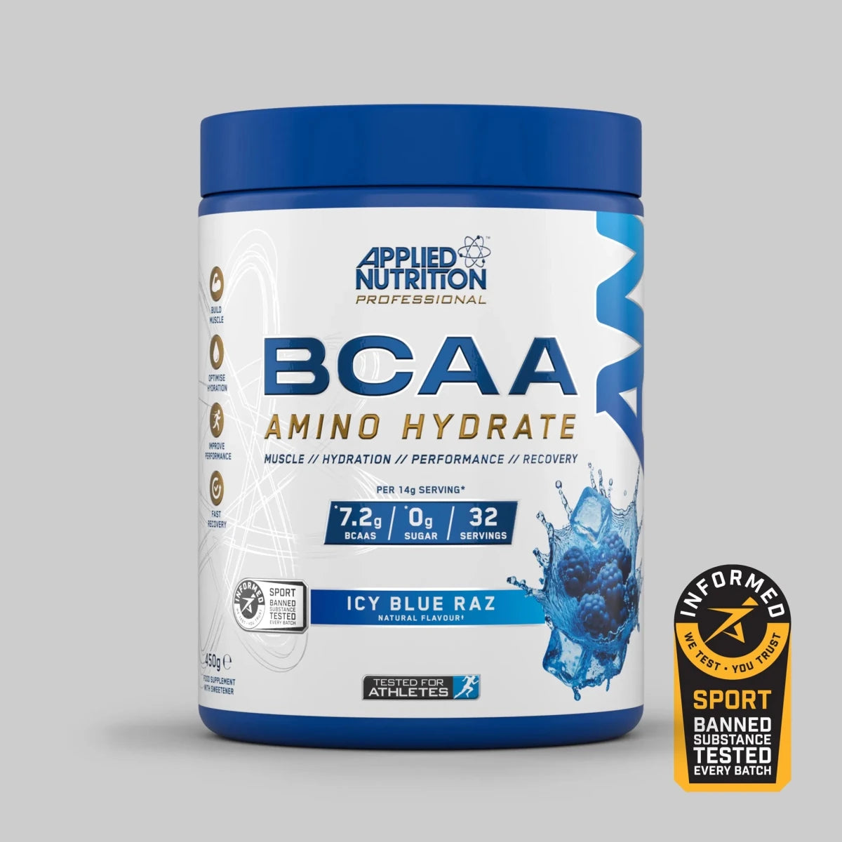 Applied Nutrition BCAA Amino-Hydrate 450g Icy Blue Raz