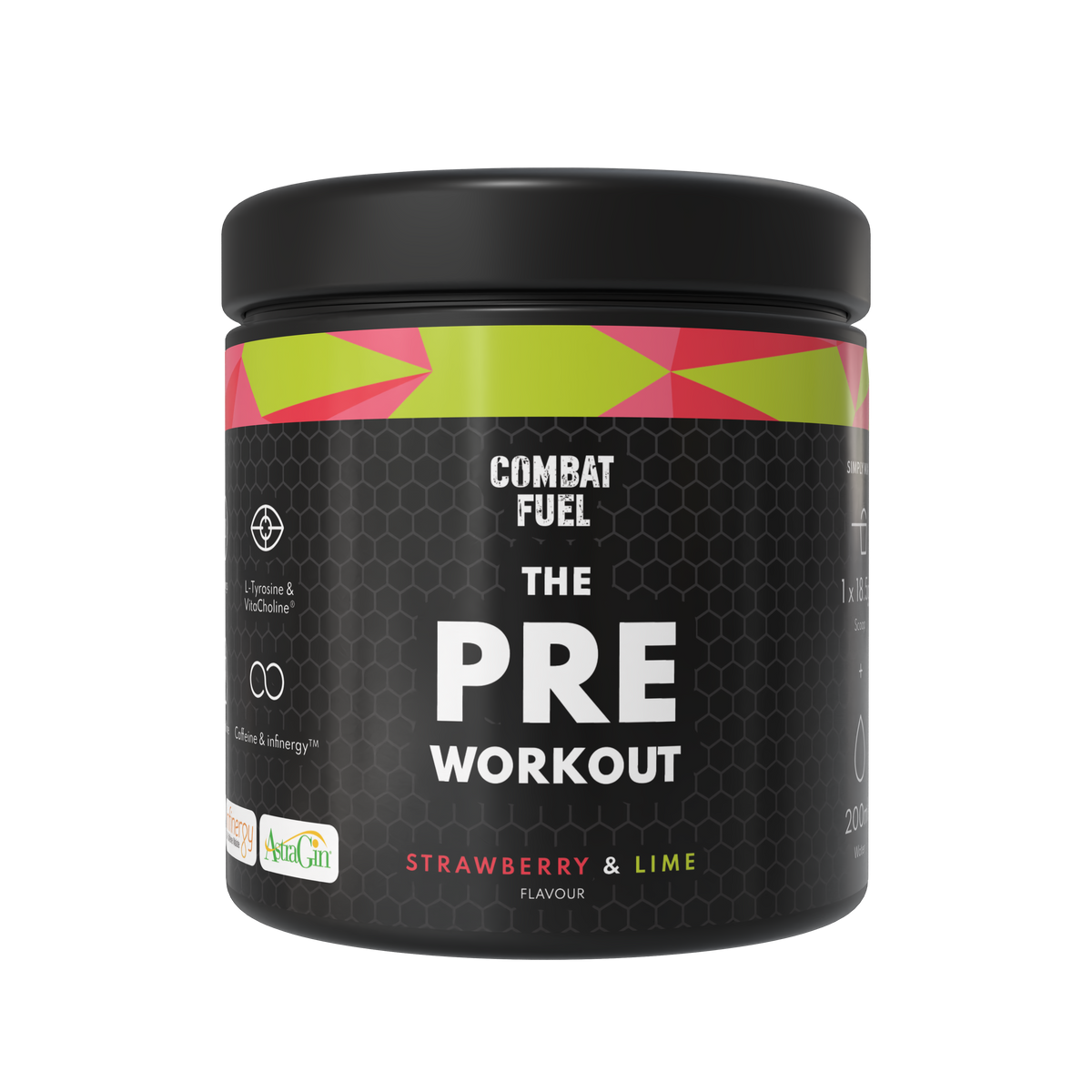 Combat Fuel The Pre-Workout 350g Strawberry & Lime