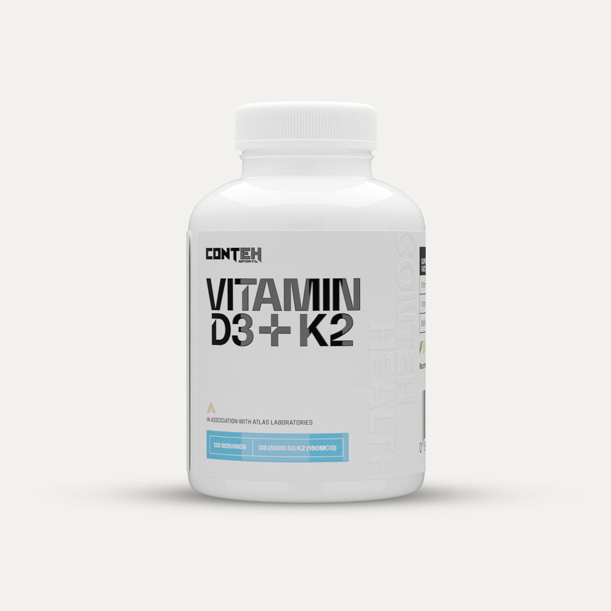 Conteh Sports Vitamin D3 and K2 100 Tablets