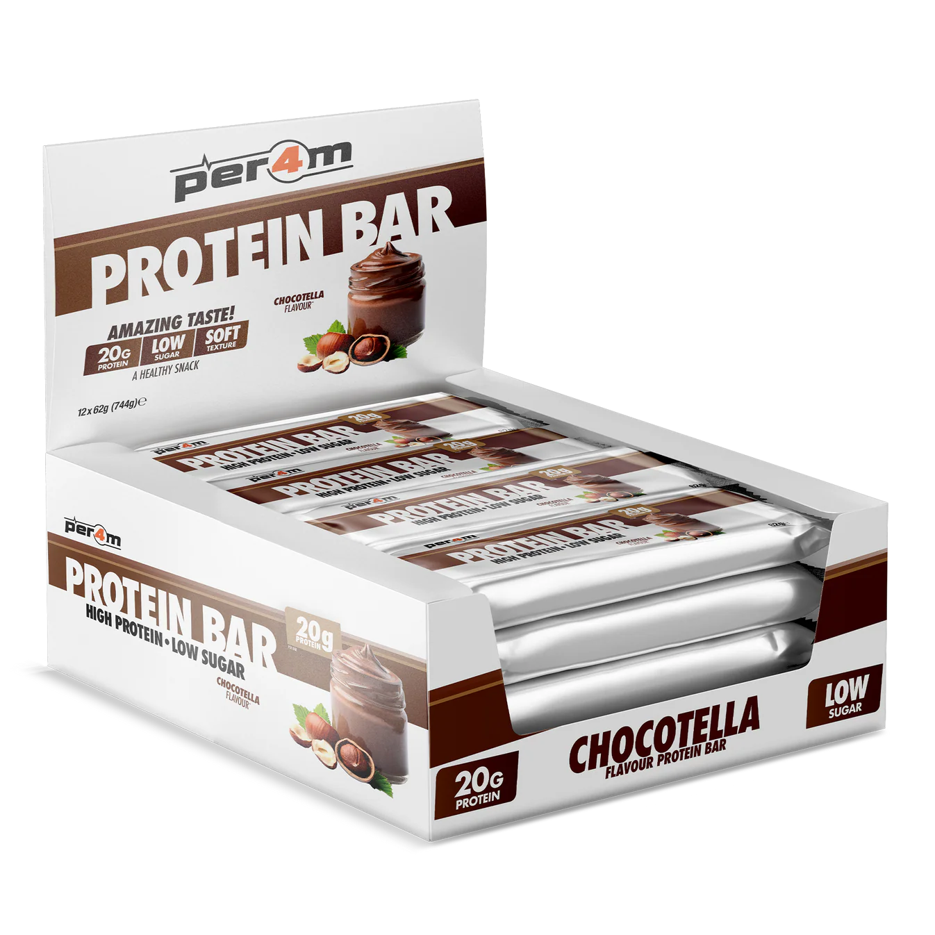 Per4m Protein Bar 12x62g Chocotella