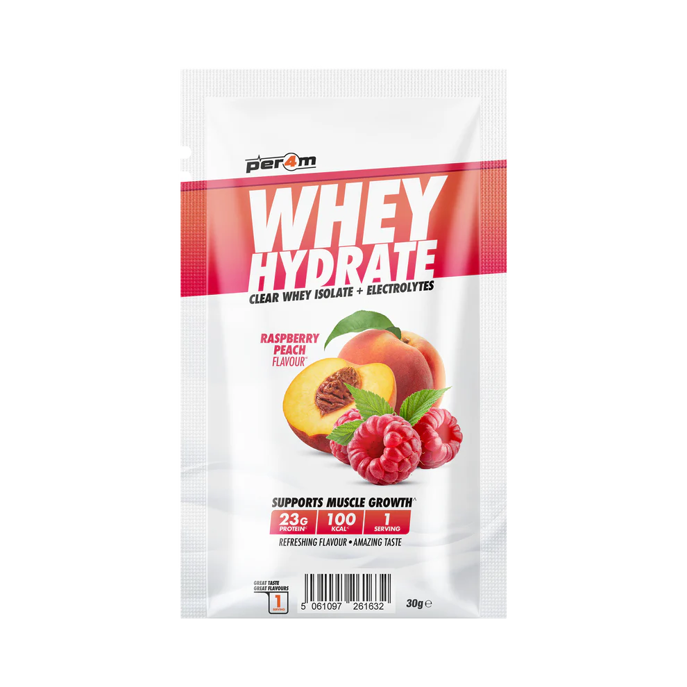 Per4m Whey Hydrate 30g Raspberry & Peach
