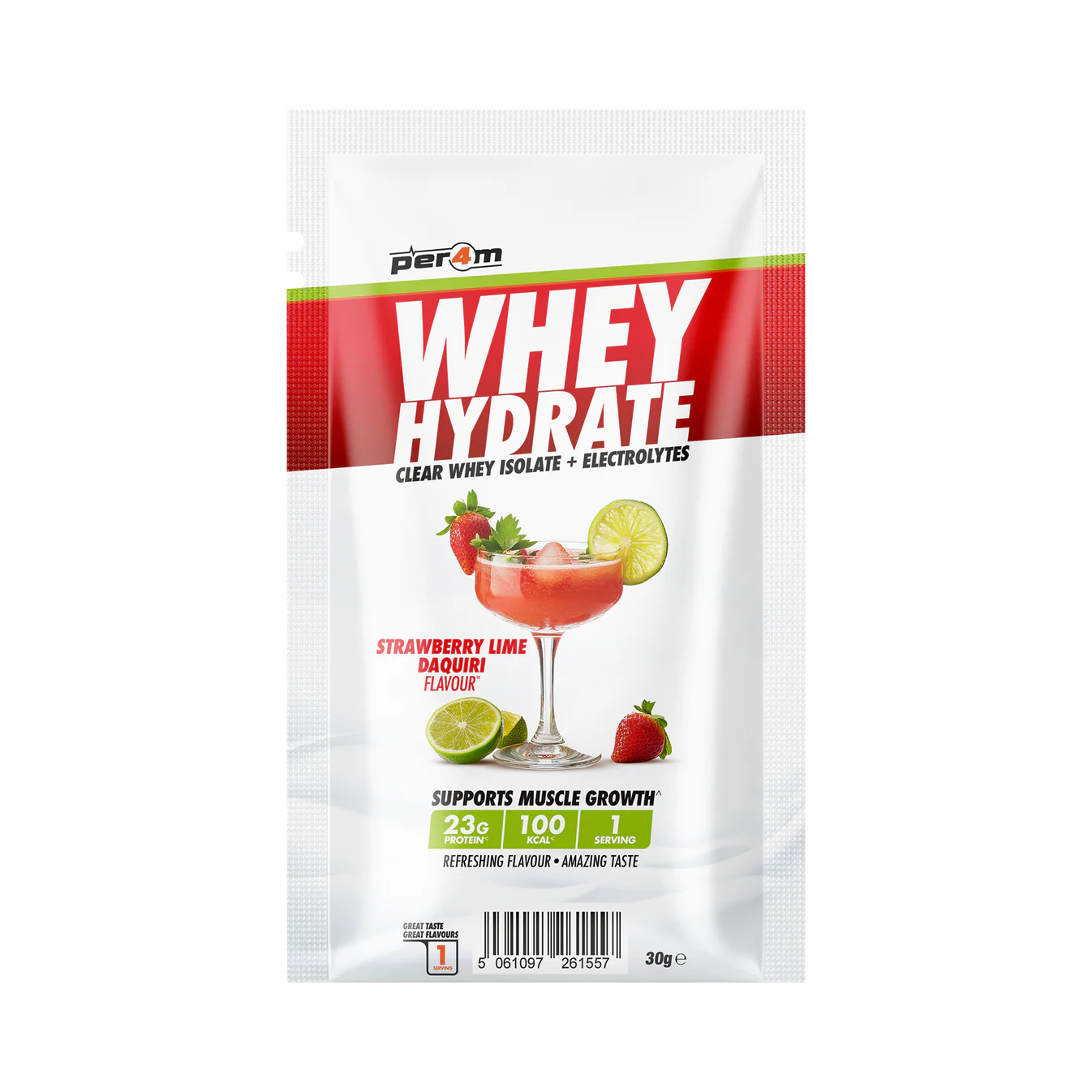 Per4m Whey Hydrate 30g Strawberry Lime Daquari