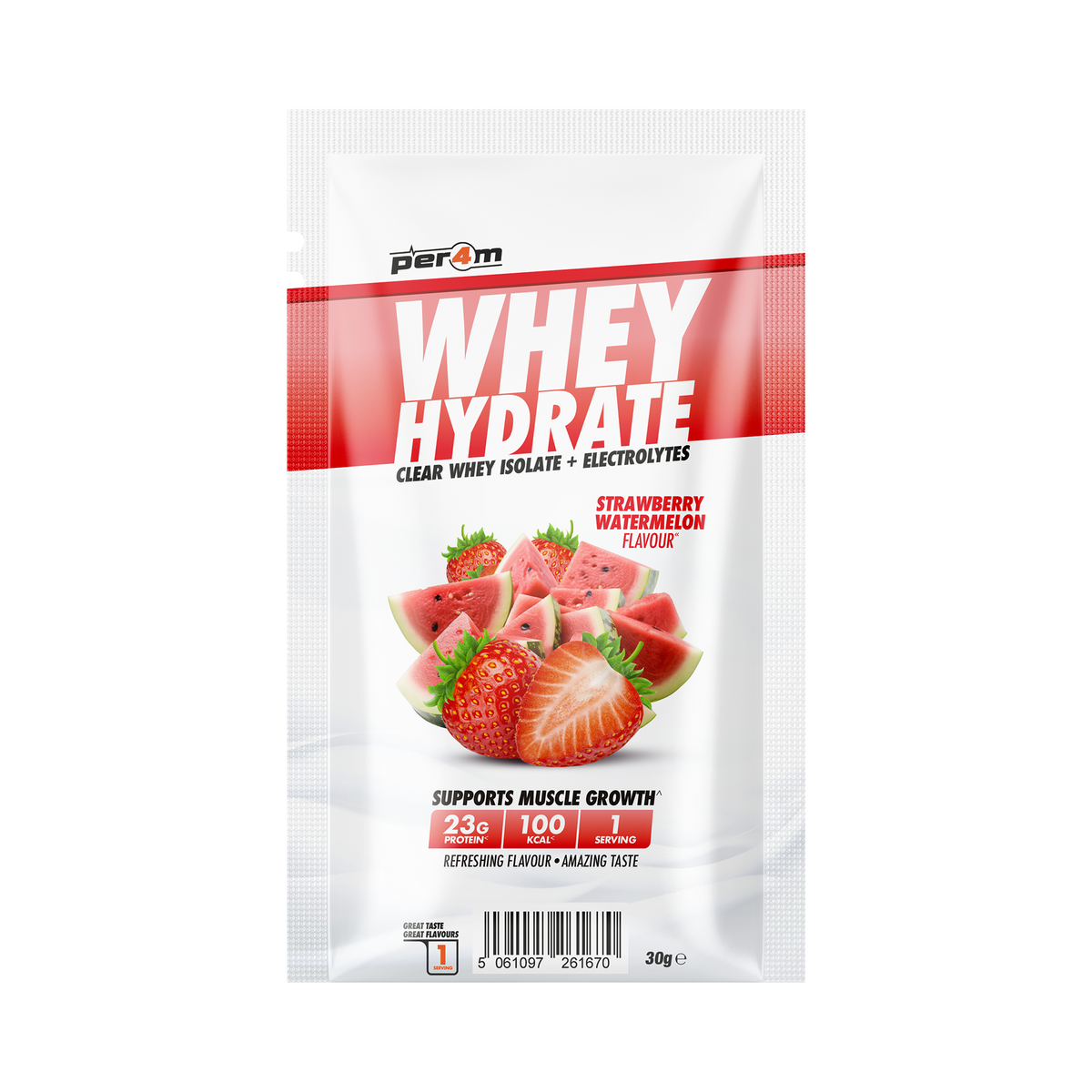Per4m Whey Hydrate sachet Strawberry Watermelon