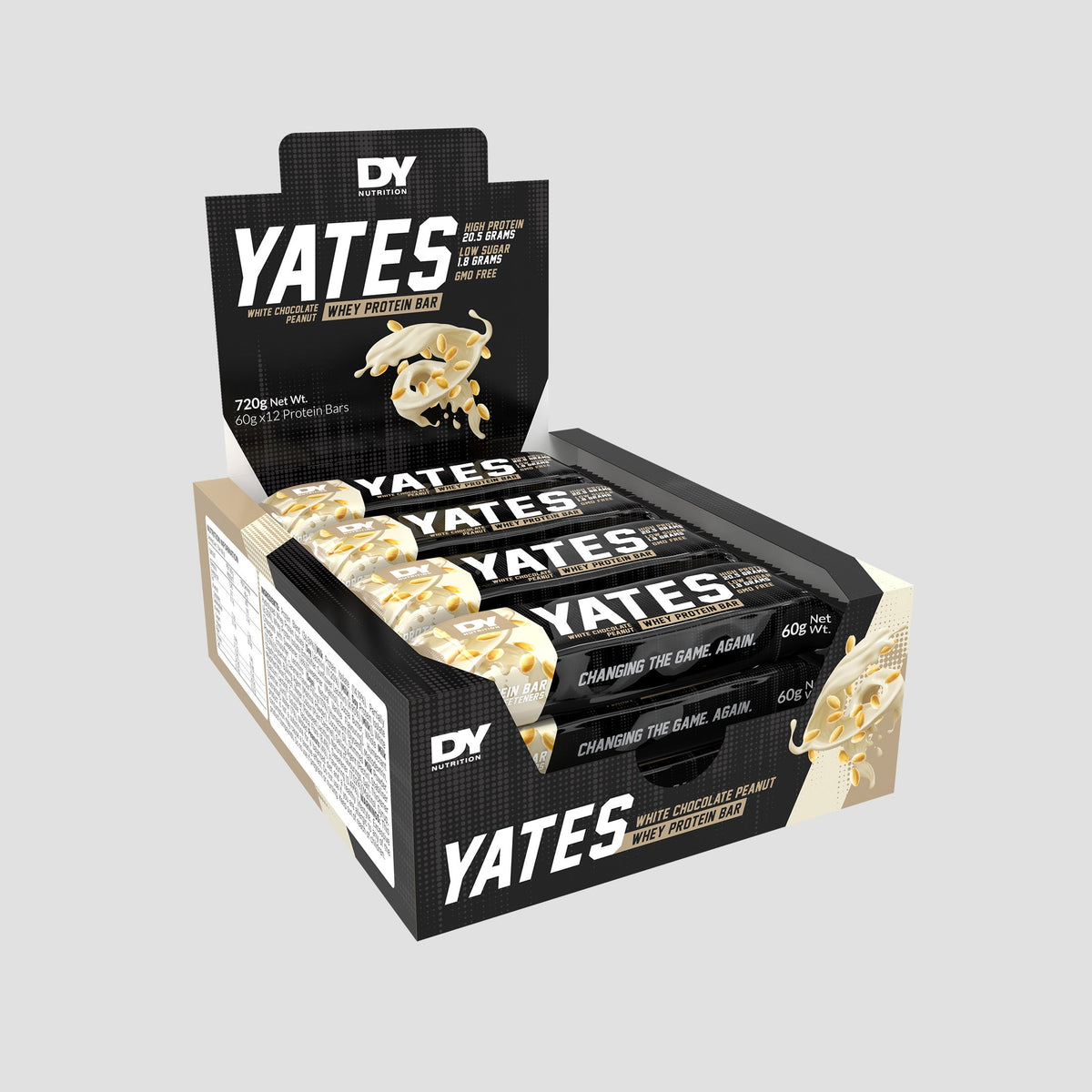 DY Nutrition Yates Protein Bar - White Choc Peanut