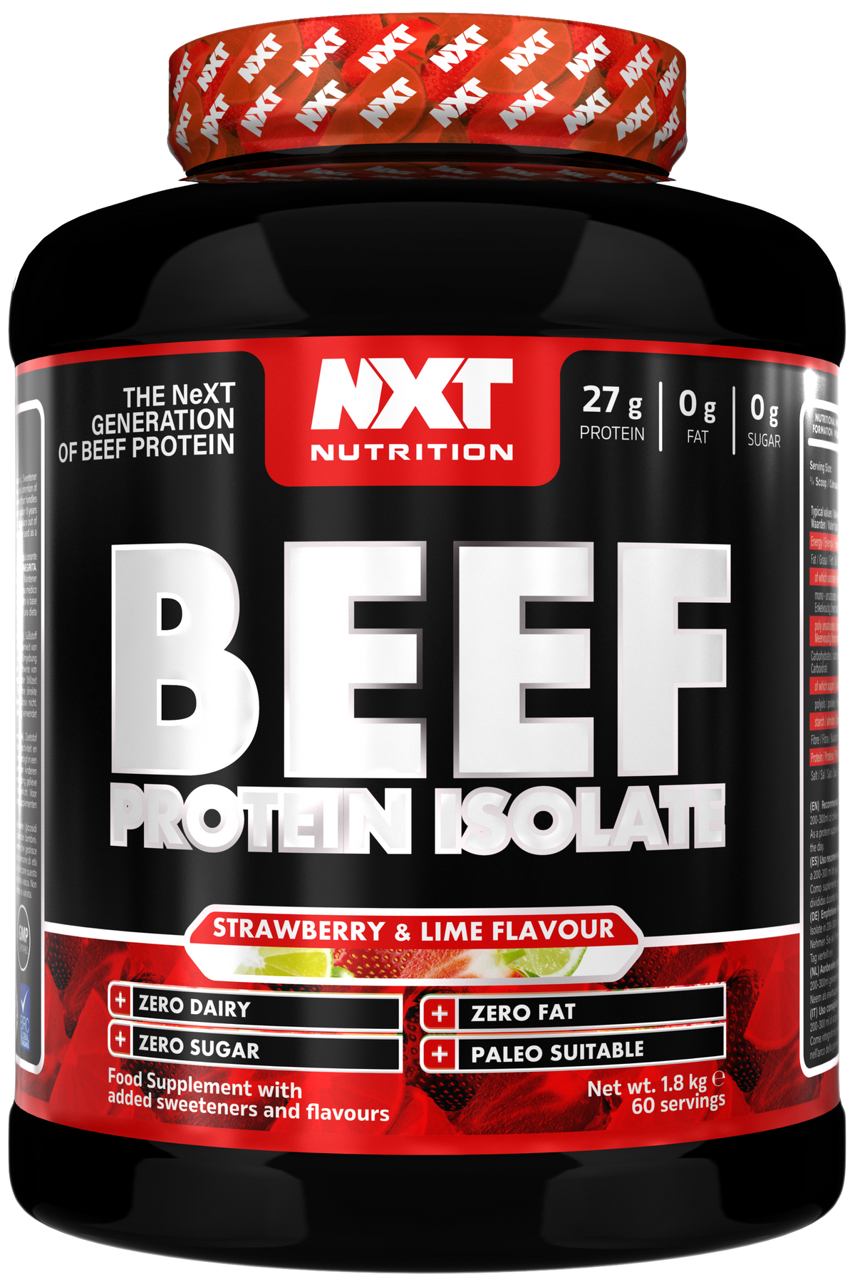 NXT Nutrition Beef Protein Isolate 1.8kg