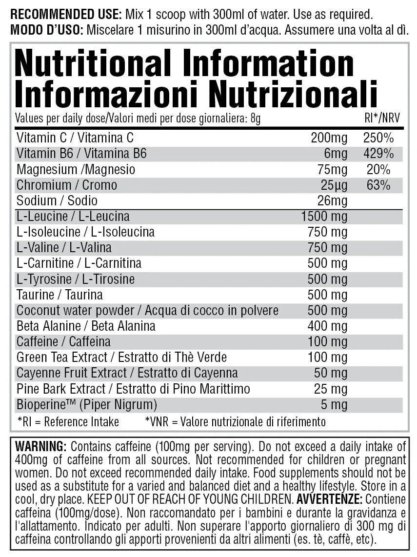 Per4m Amino Burn 240g Mango Orange