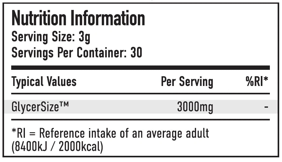 Per4m Glycersize 90g Unflavoured