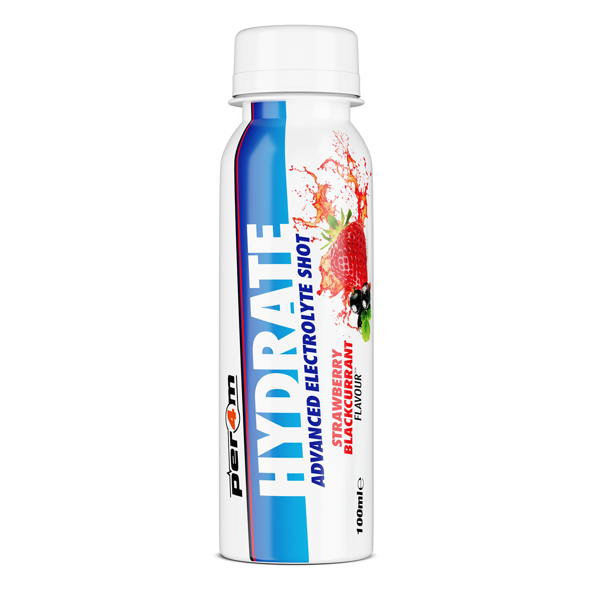 Per4m Hydrate Advanced Electrolyte Shot 100ml - Strawberry Blackcurrant