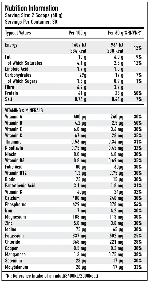 Per4m Meal Replacement 1.8kg Chocolate Banana