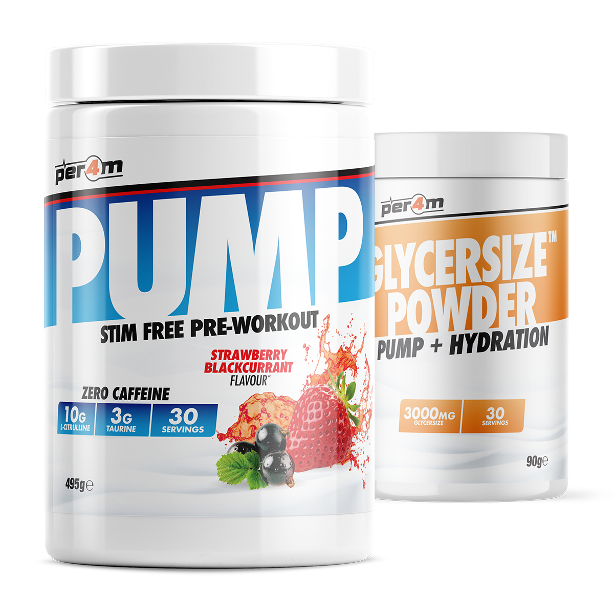 Per4m Pump 495g - Strawberry Blackcurrent