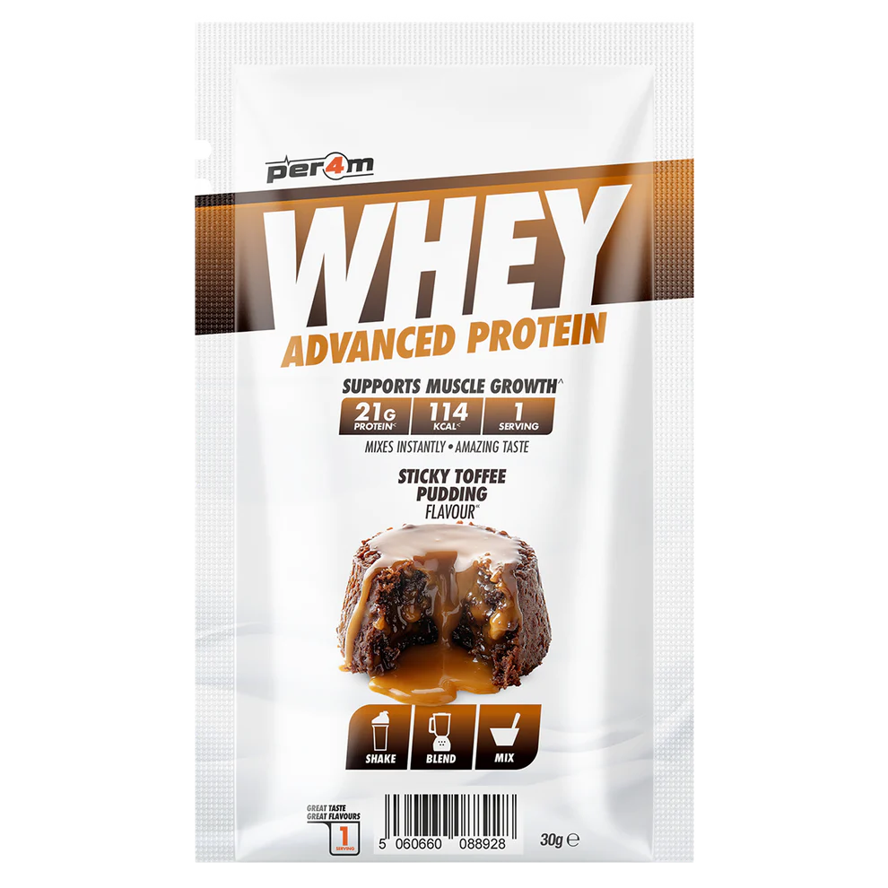 Per4m Advanced Whey Protein Sachet 30g Sticky Toffee