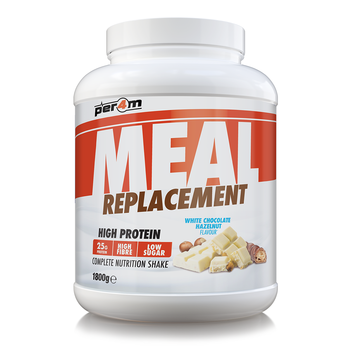 Per4m Meal Replacement 1.8kg - White Chocolate Hazelnut