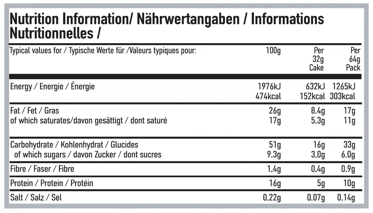 Per4m Rice Cake 12x64g White Chocolate