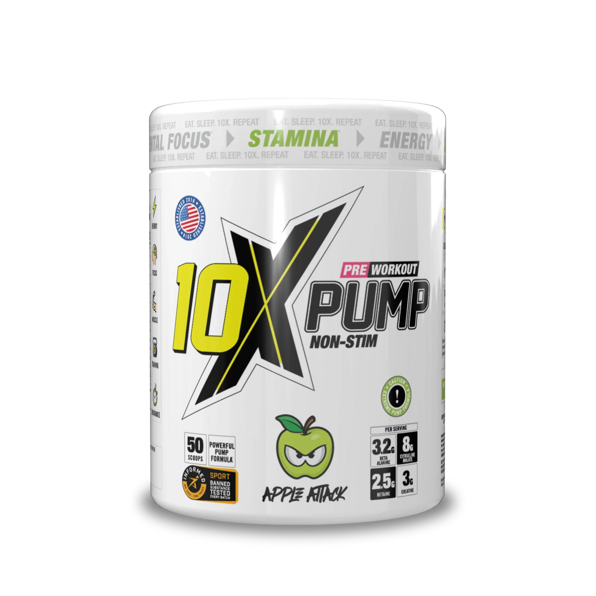 10X Athletic PUMP 600g