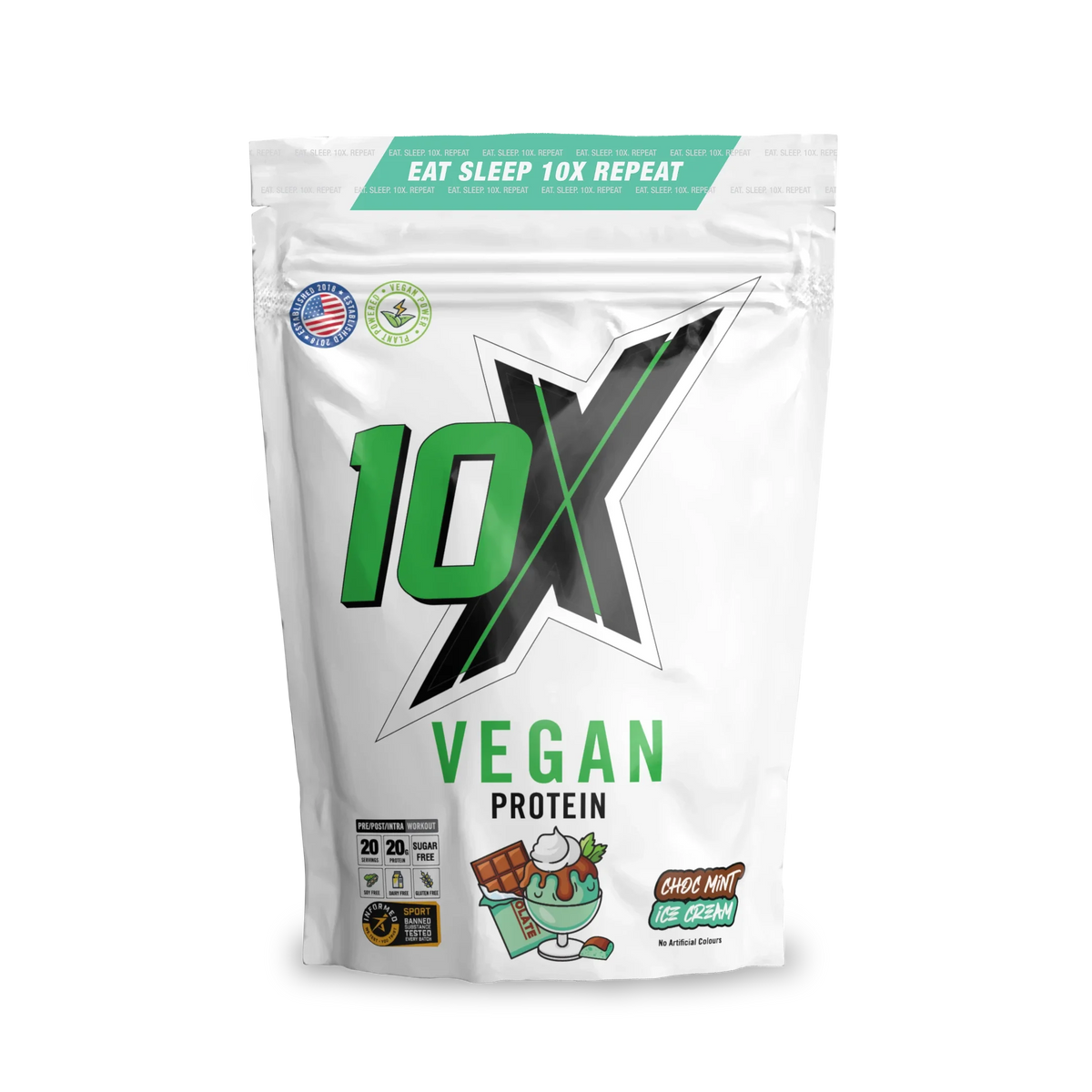 10X Athletic Vegan Protein 540g