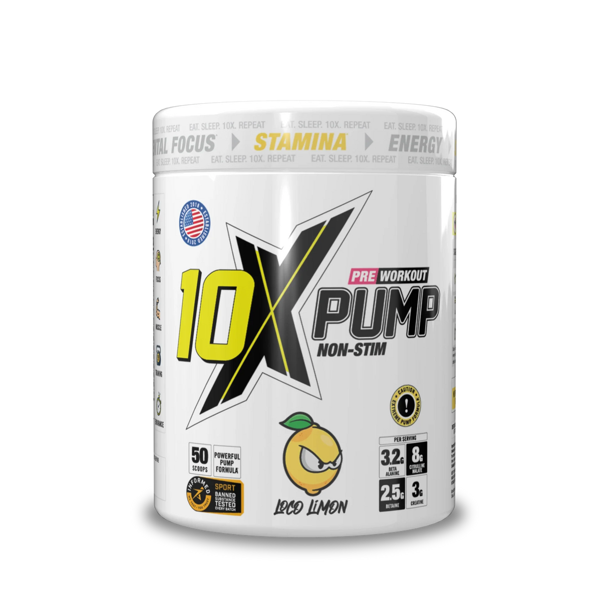 10X PUMP 600g Loco Limon