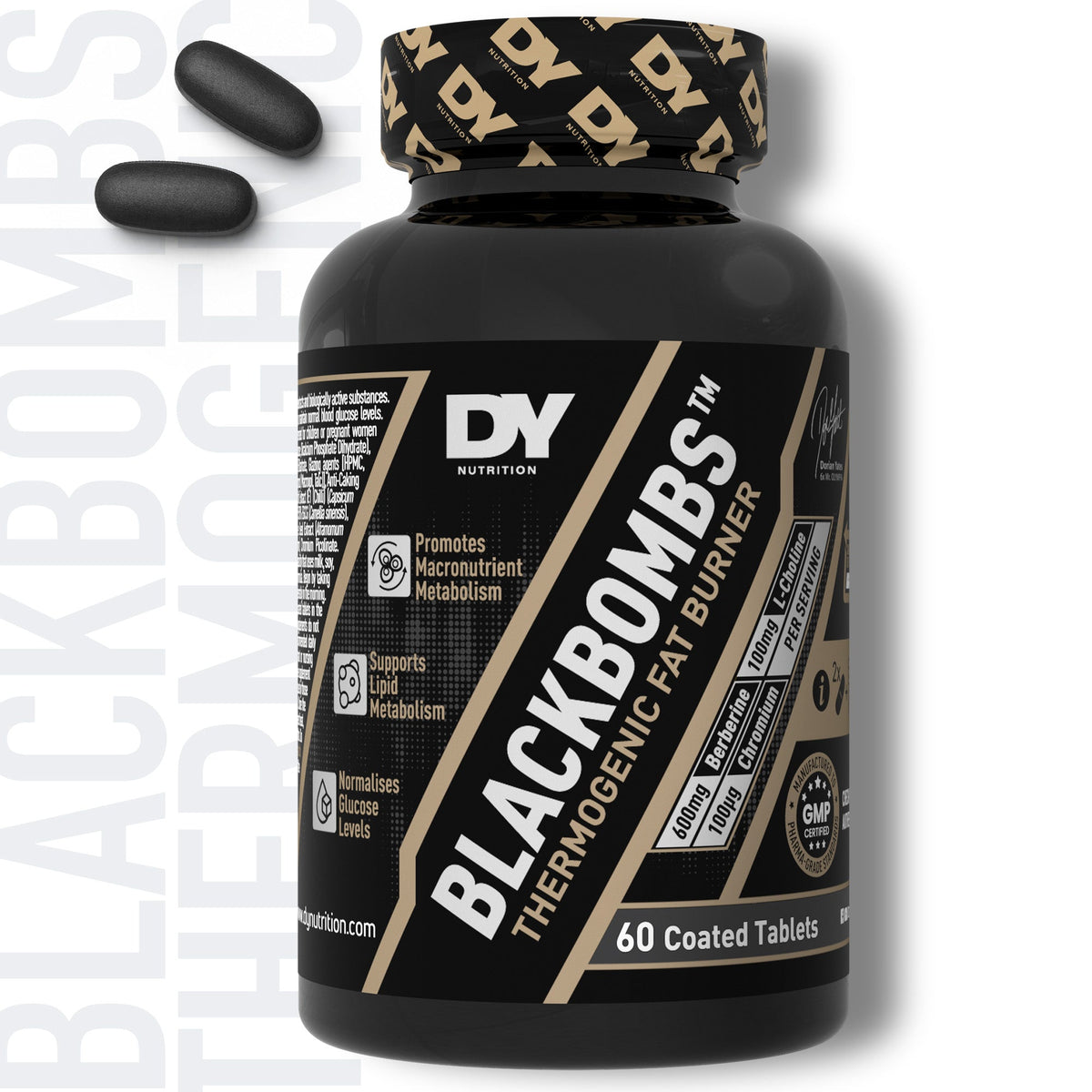 DY Nutrition Black Bombs 60 Tablets
