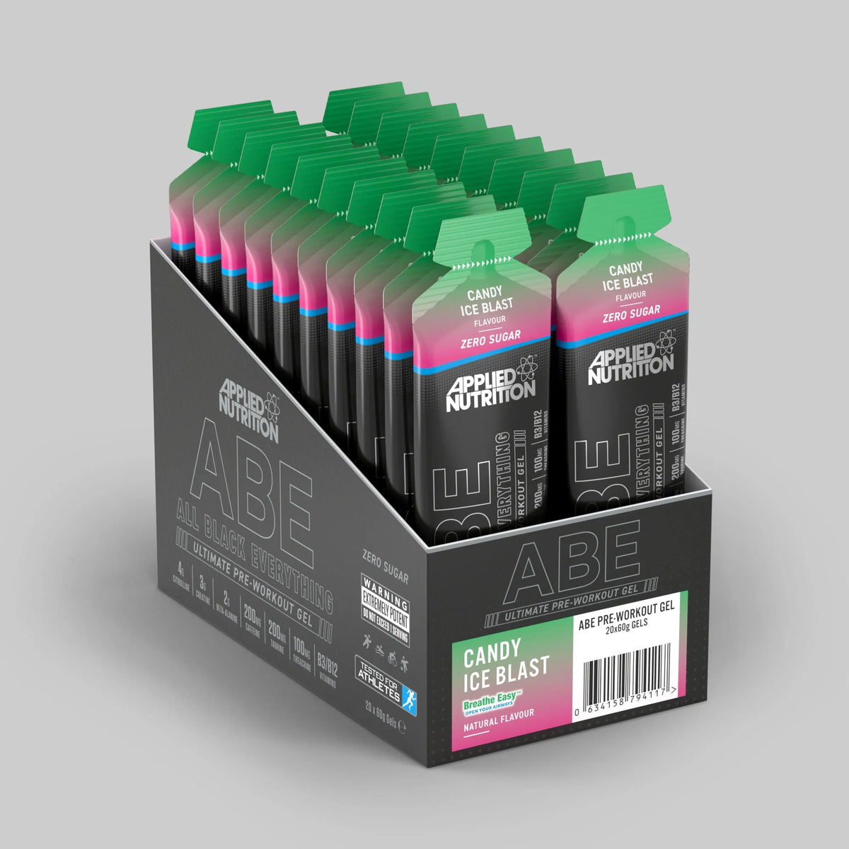 ABE Pre-Workout Gel 20x60g Candy Ice Blast