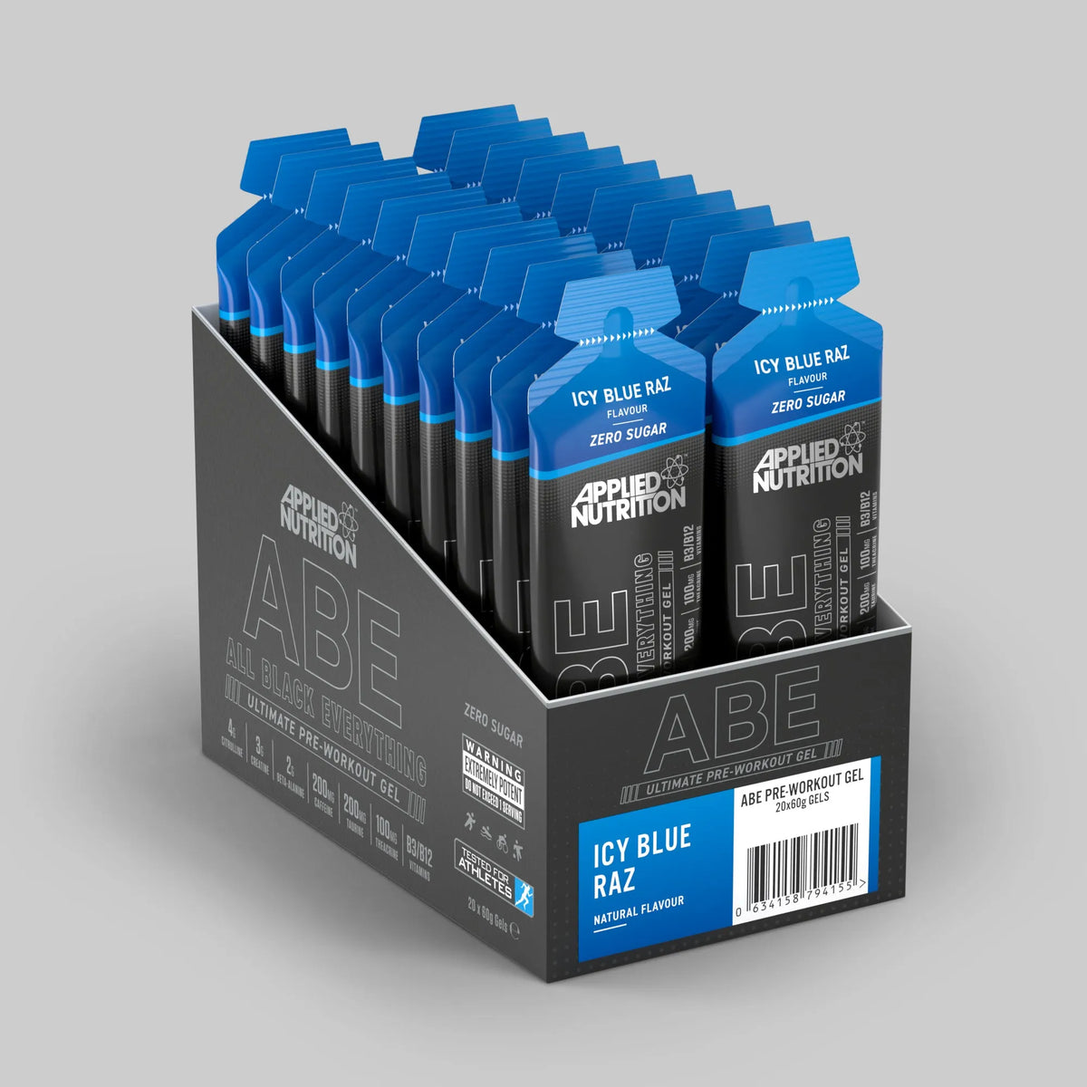 ABE Pre-Workout Gel 20x60g Icy Blue Raz