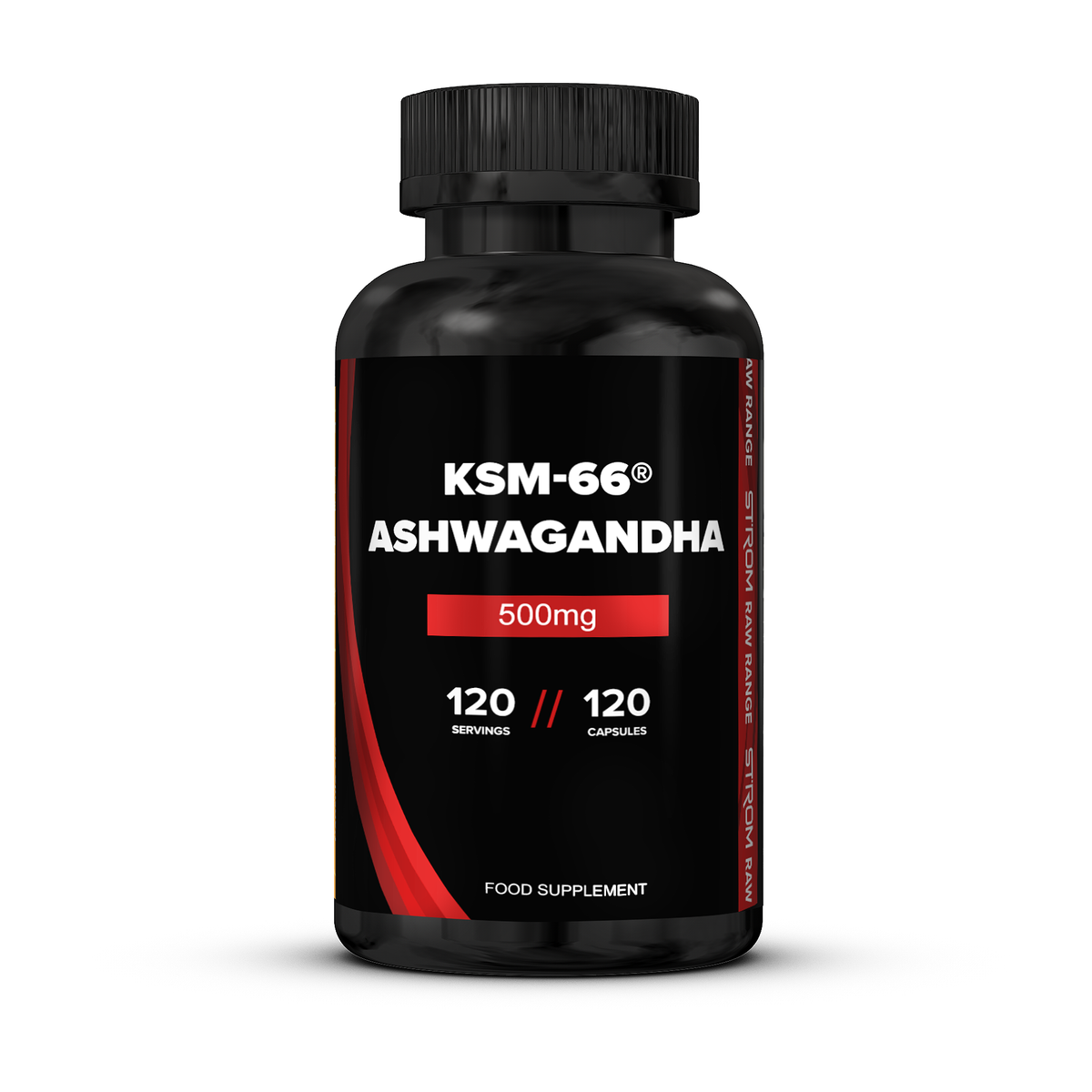 Strom Sports Ashwagandha KSM-66 120 Caps