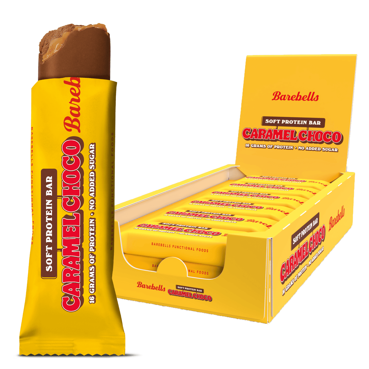 Barebells Soft Protein Bar 12x55g Caramel Choco