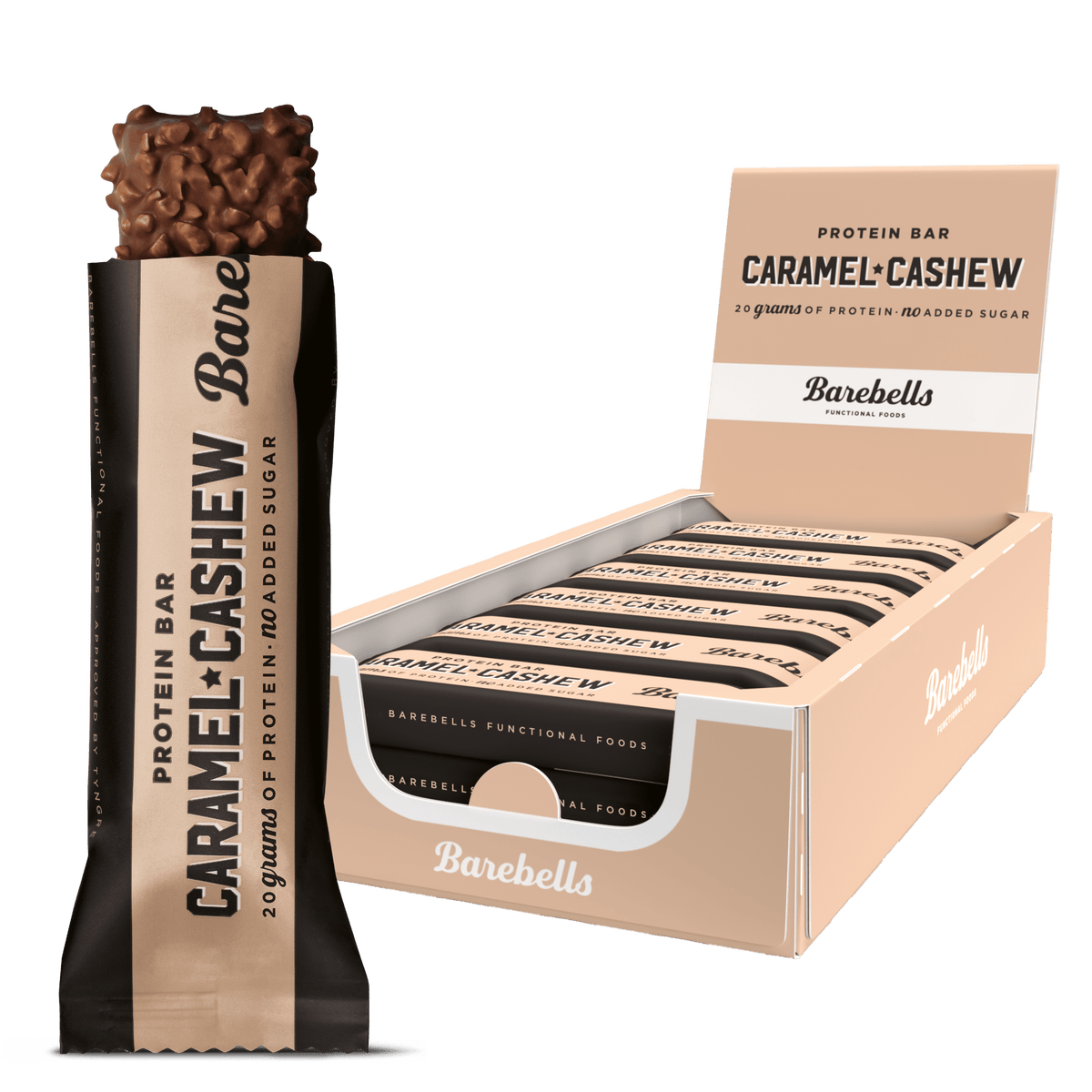 Barebells Protein Bar 12x55g Caramel Cashew