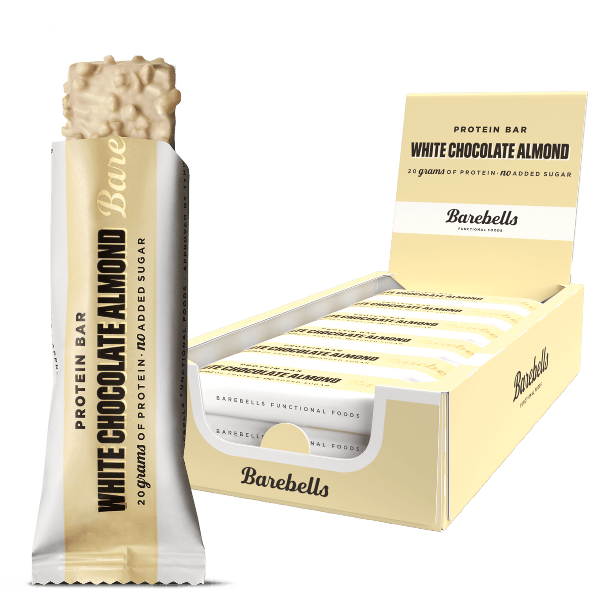 Barebells Protein Bar 12x55g White Chocolate Almond
