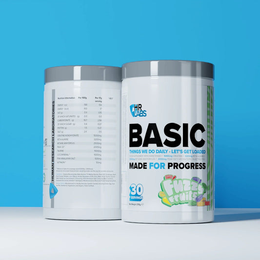 HR Labs Basic 510g Fuzzy Fruits daily creatine drink