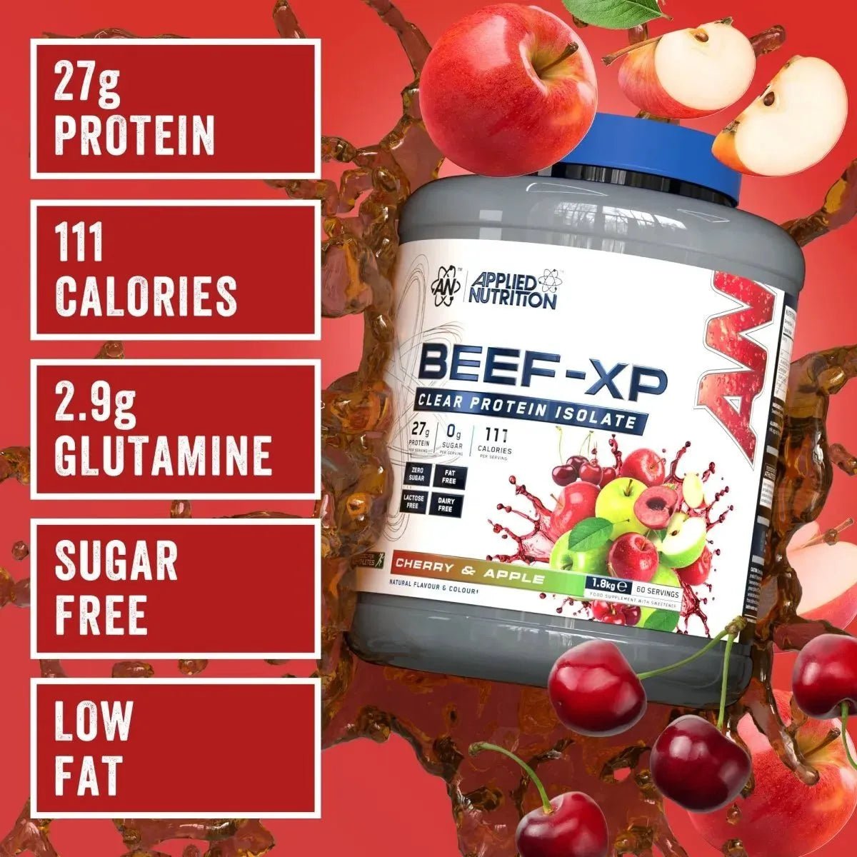 Applied Nutrition Beef-XP 1.8kg Cherry and Apple