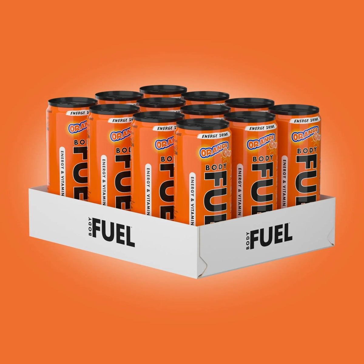 Body Fuel Energy Can 12x330ml Orange