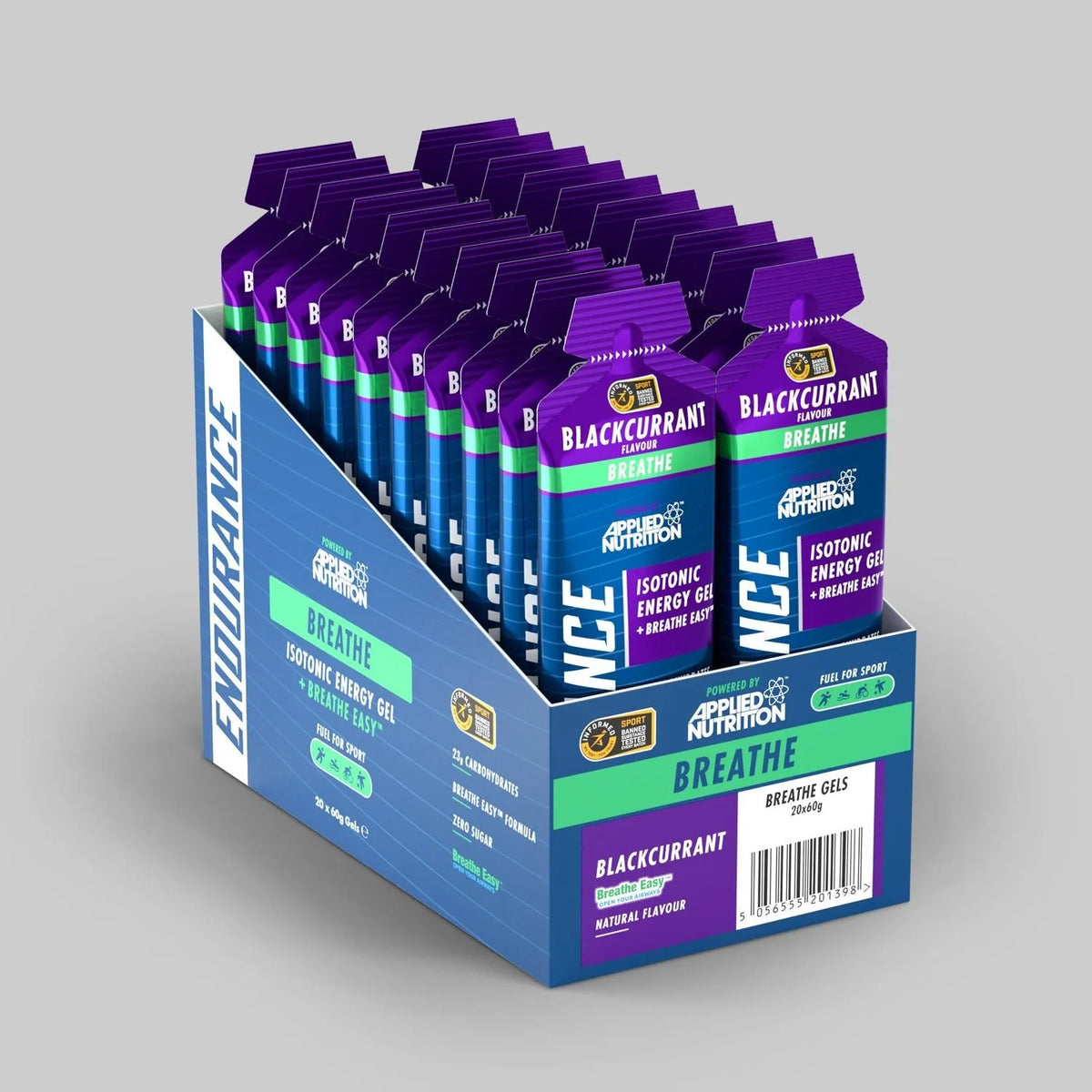 Velocity Breathe Gel 20x60g Blackcurrant