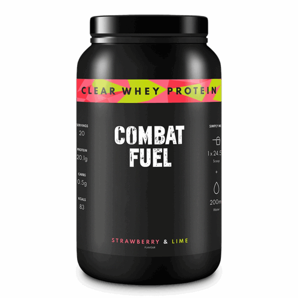 Combat Fuel Clear Whey Protein 490g Strawberry & Lime