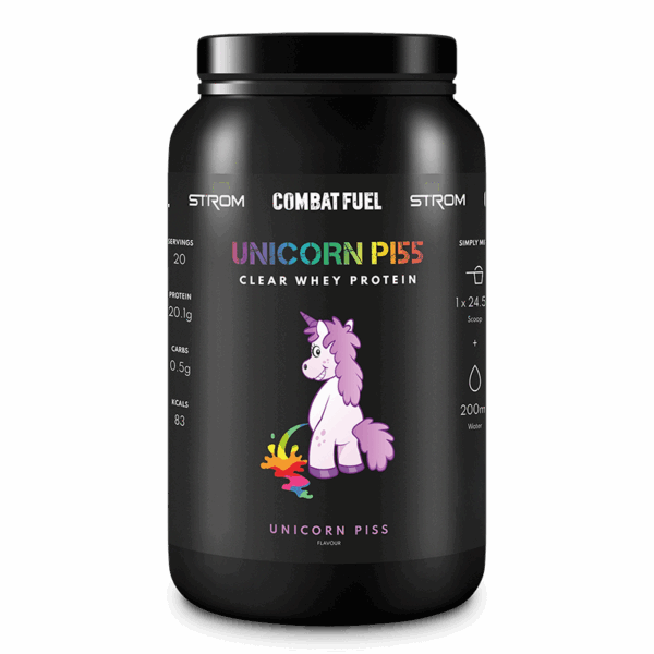 Combat Fuel Clear Whey Protein 490g Unicorn Piss