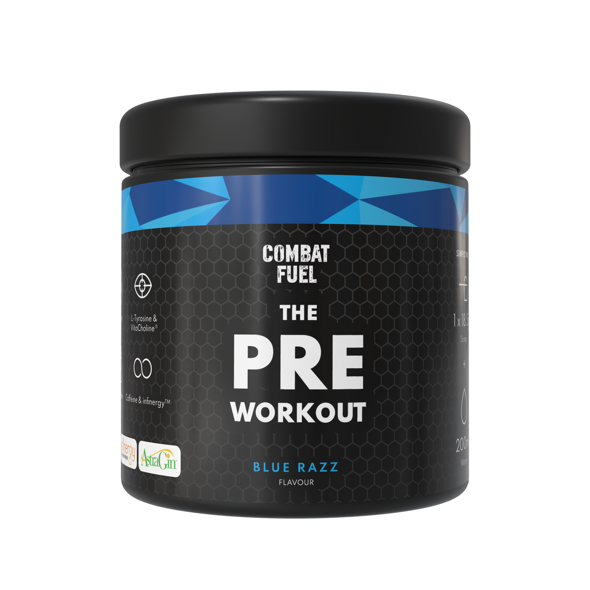 Combat Fuel The Pre-Workout 350g Blue Razz