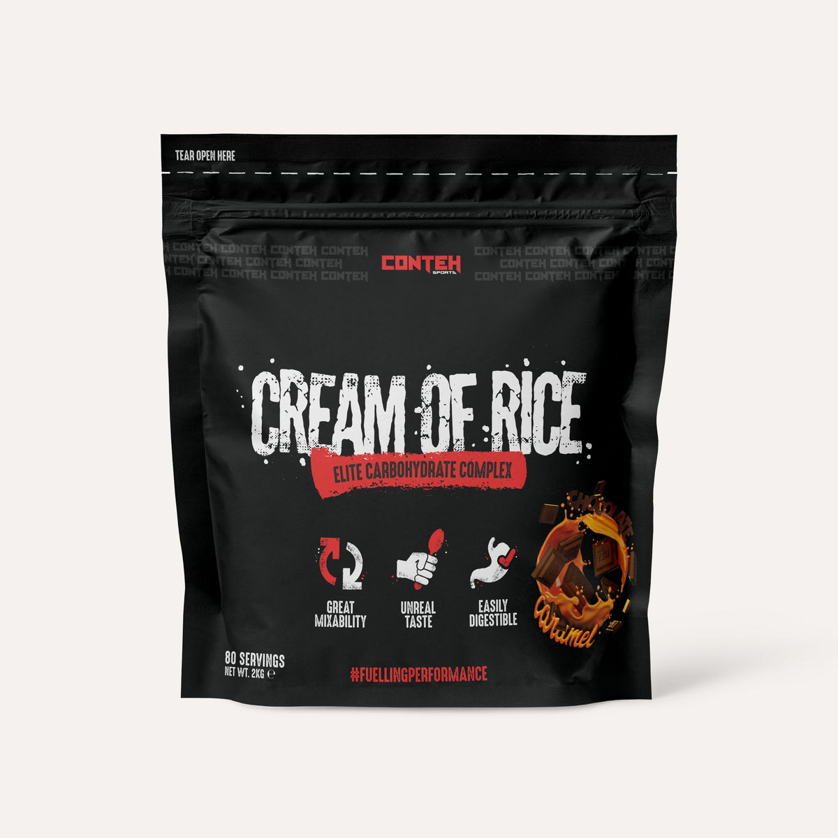 Conteh Sports Cream of Rice Chocolate Caramel