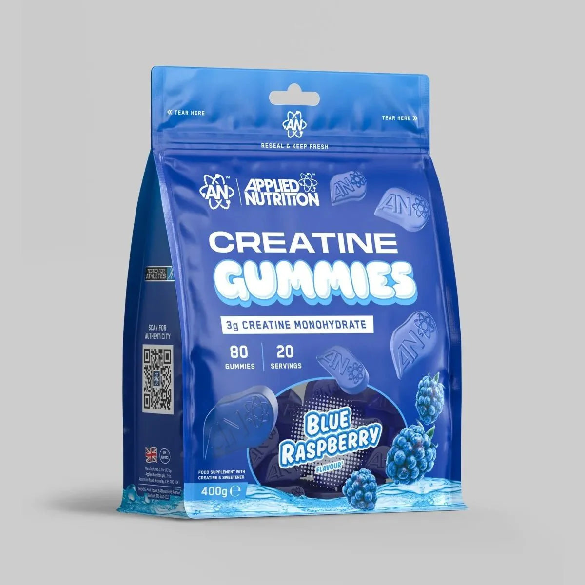 Applied Nutrition Creatine Gummies 80 Gummies (Blue Raspberry)