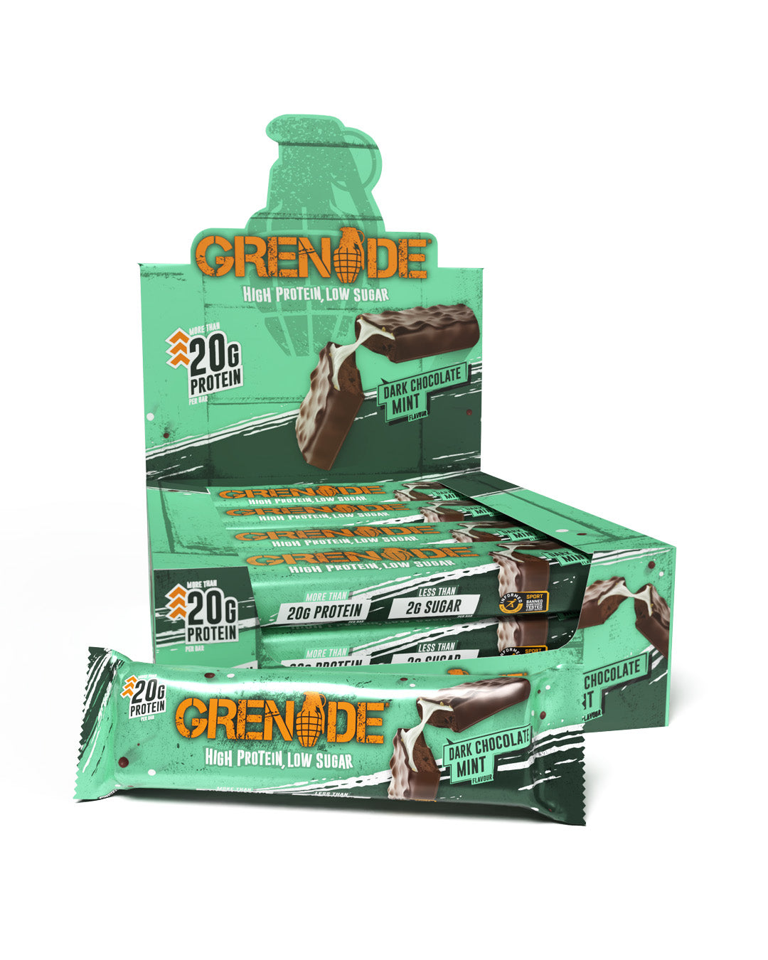 Grenade Protein Bar Dark Choc Mint