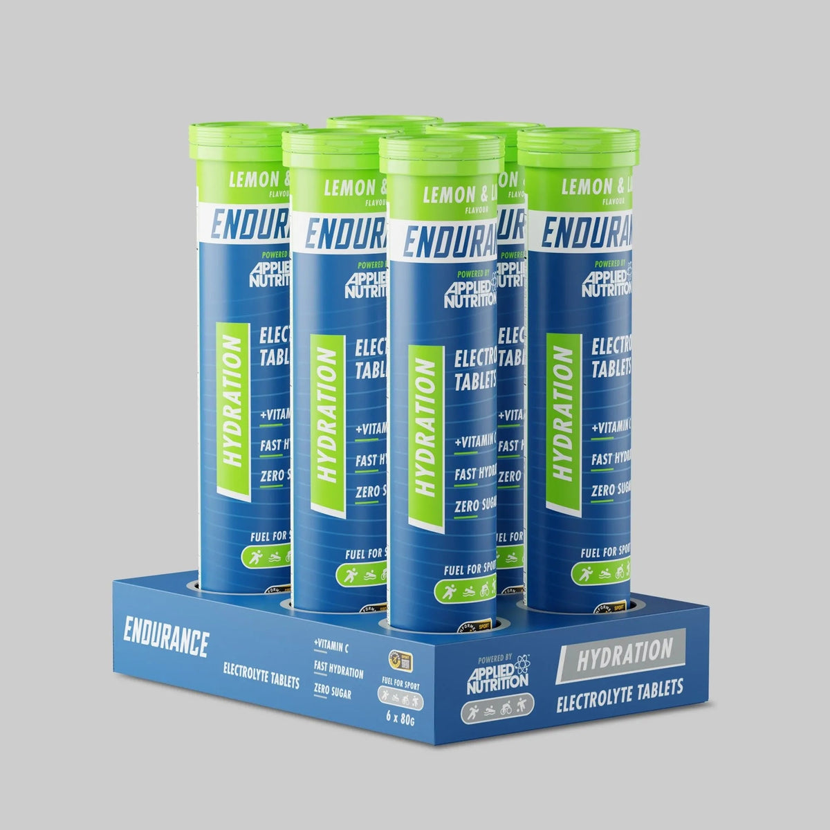 Applied Nutrition Effervescent Electrolyte Tabs Lemon and Lime 6x20