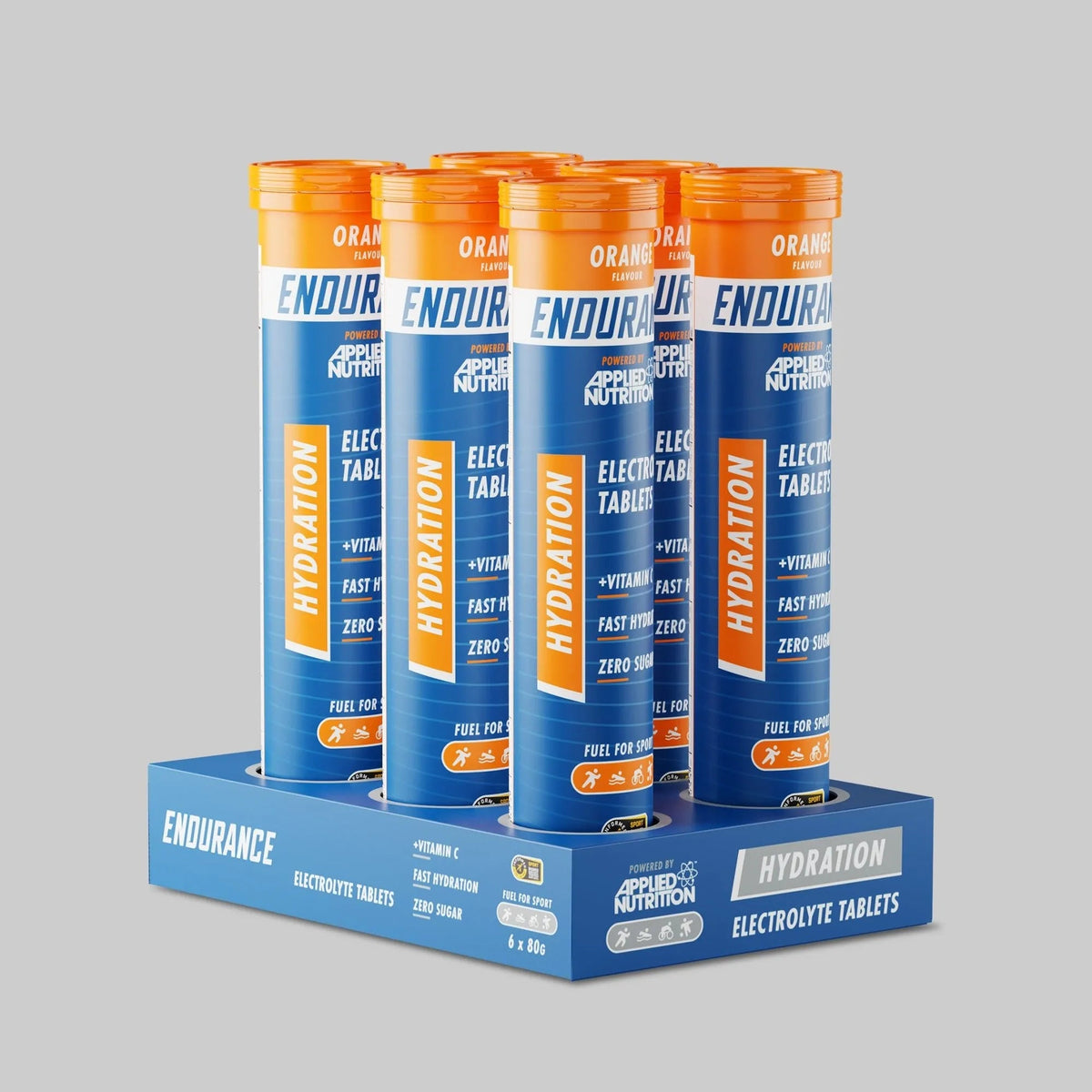 Applied Nutrition Effervescent Electrolyte Tabs Orange 6x20