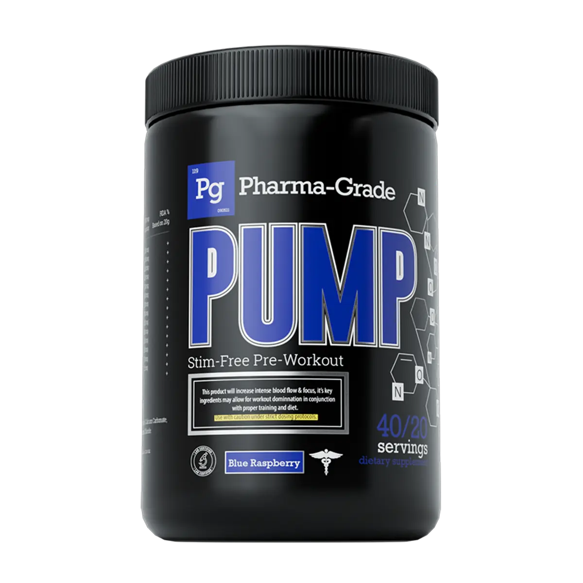 Pharma Grade PUMP Blue Raz GRA006