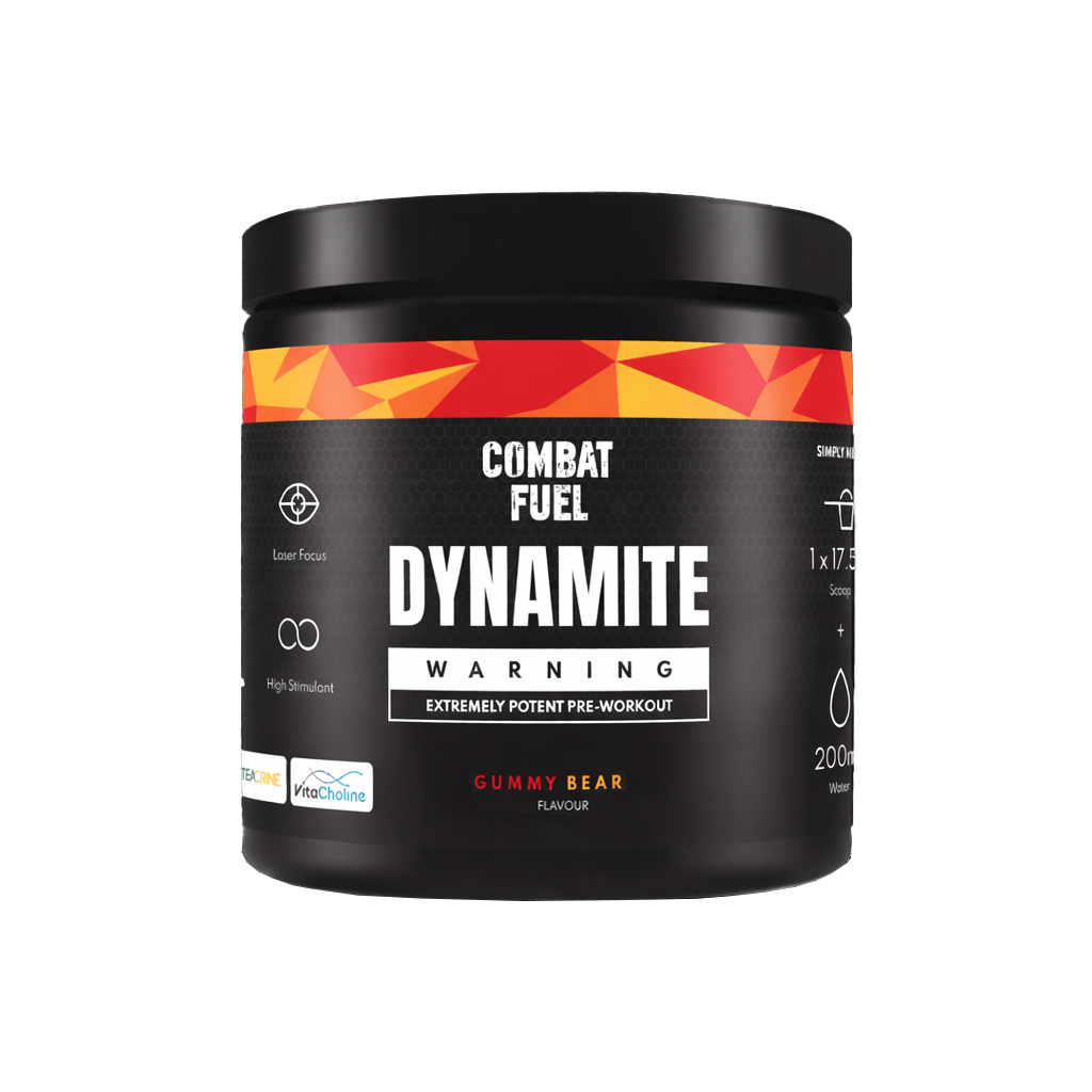 Combat Fuel Dynamite Pre-Workout 350g Gummy Hixxy Bear