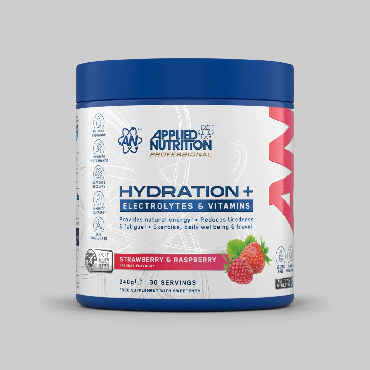 Applied Nutrition Hydration Powder Strawberry and Raspberry