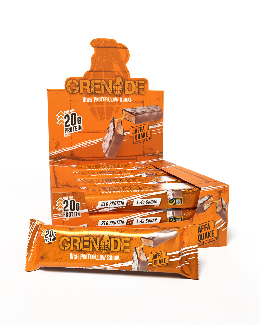 Grenade Protein Bar Jaffa Quake
