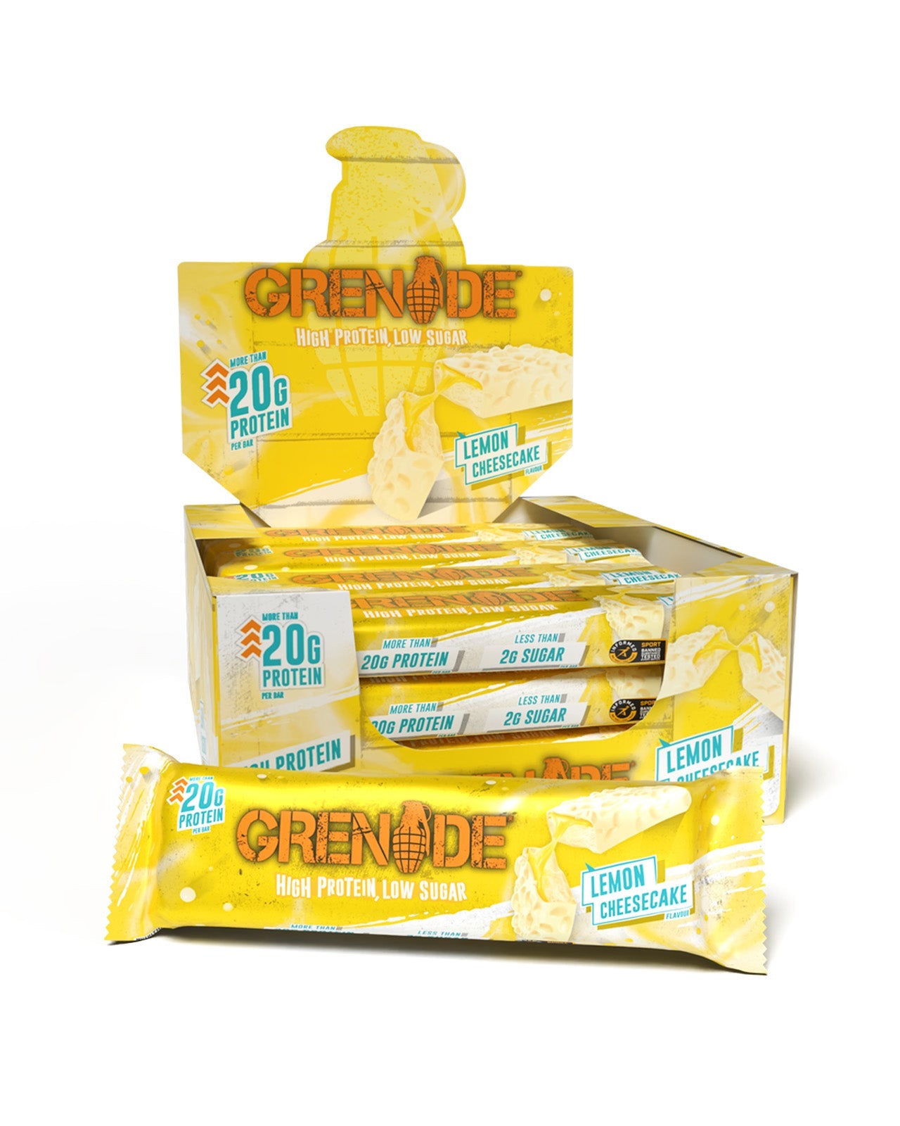 Grenade Protein Bar Lemon Cheesecake