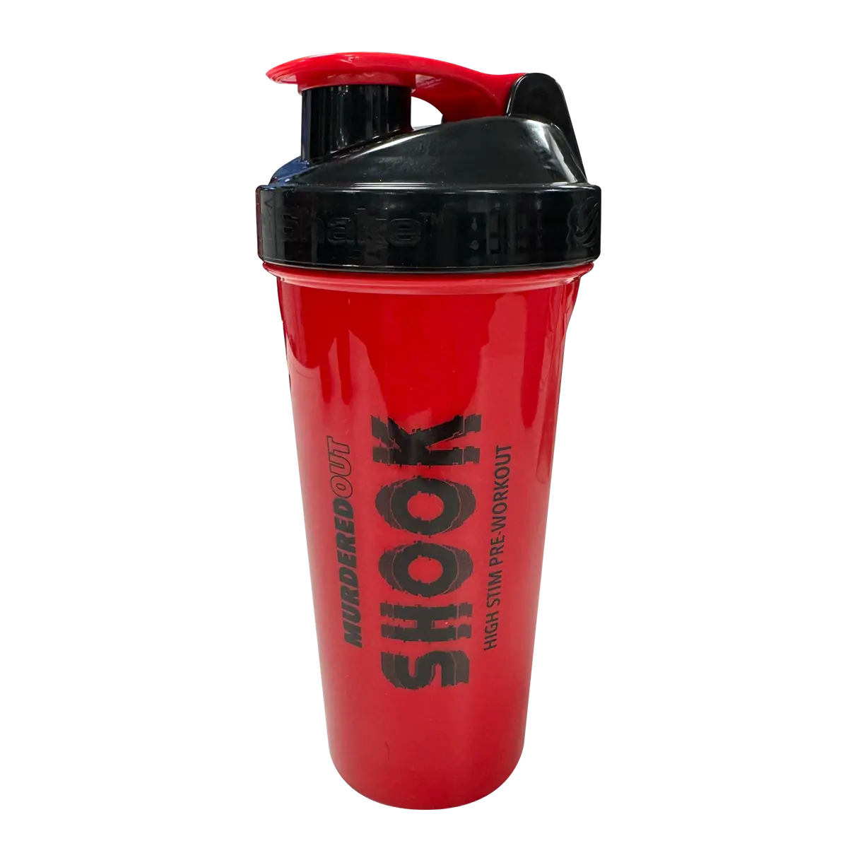 Murdered Out Smartshake Shook Shaker 600ml Red and Black