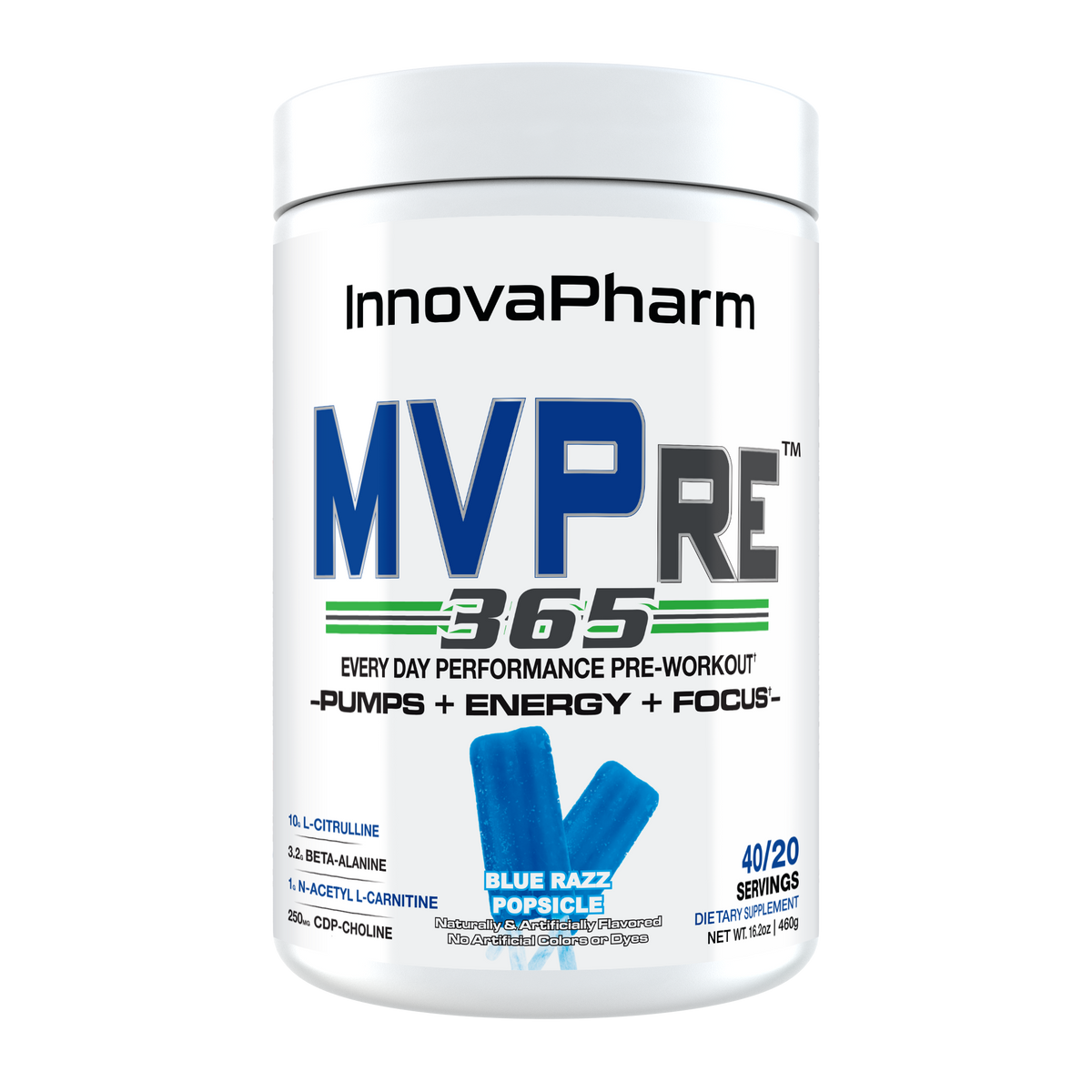Innovapharm MVPRE 365 - Blue Razz Popsicle