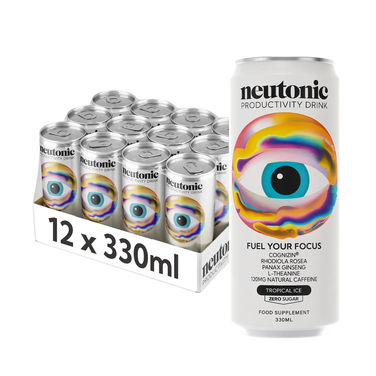 Neutonic Productivity Drink Tropical Ice 12 x 330ml