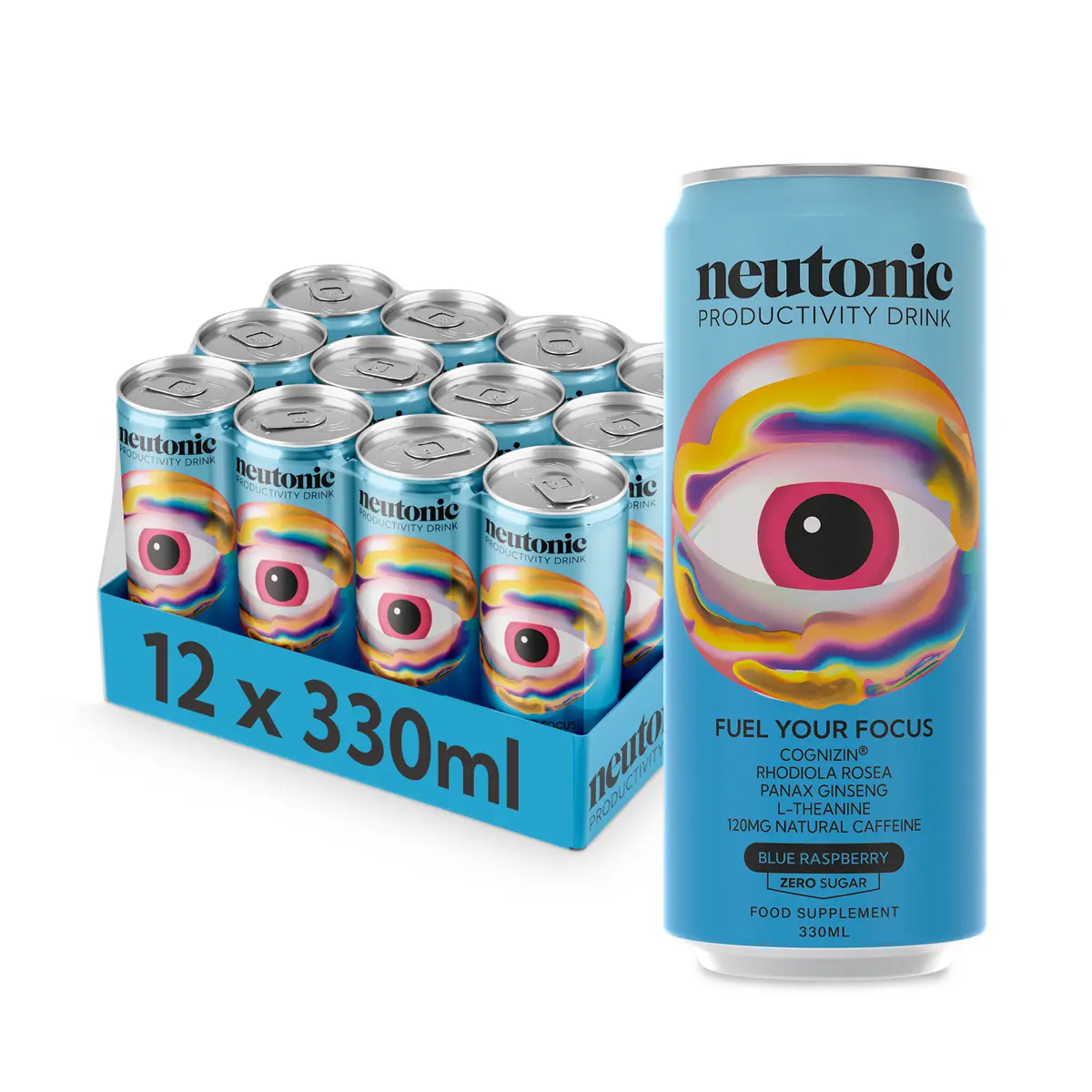 Neutonic Productivity Drink Blue Raspberry 12 x 330ml