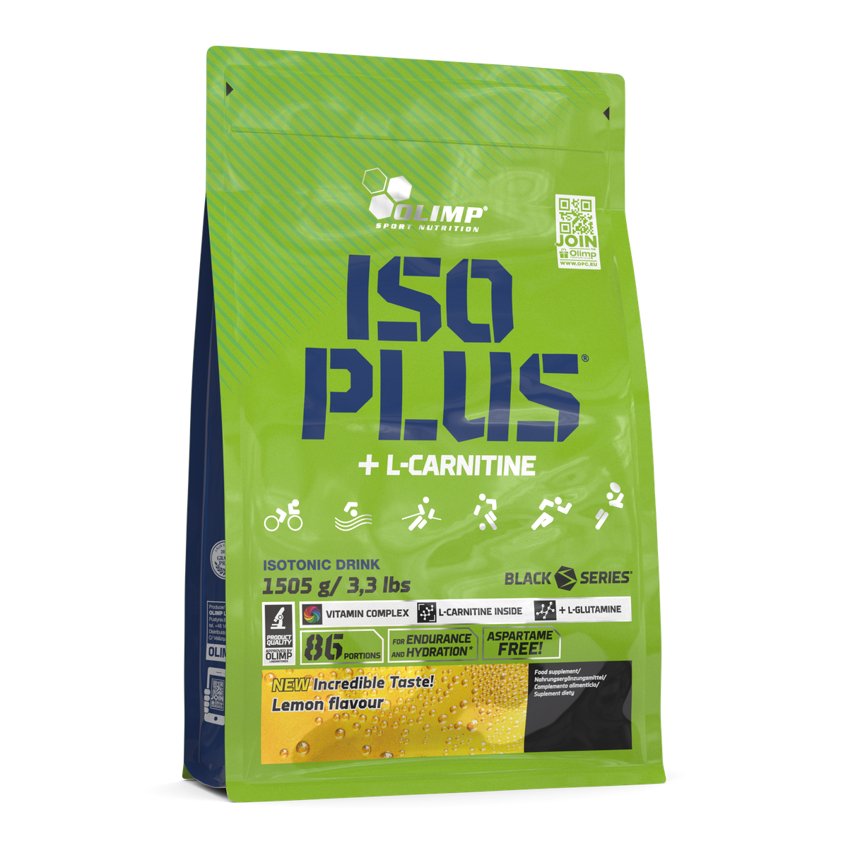 Olimp Iso Plus 1505g Lemon